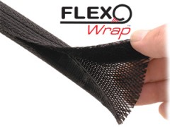 Techflex 2 Flexo Wrap Fletstr�mpe Sort 6 Ft